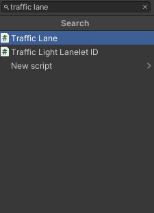 traffic lane search