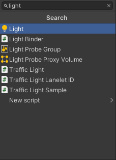 directional light search