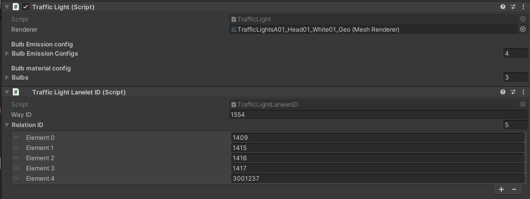 verify traffic light lanelet id