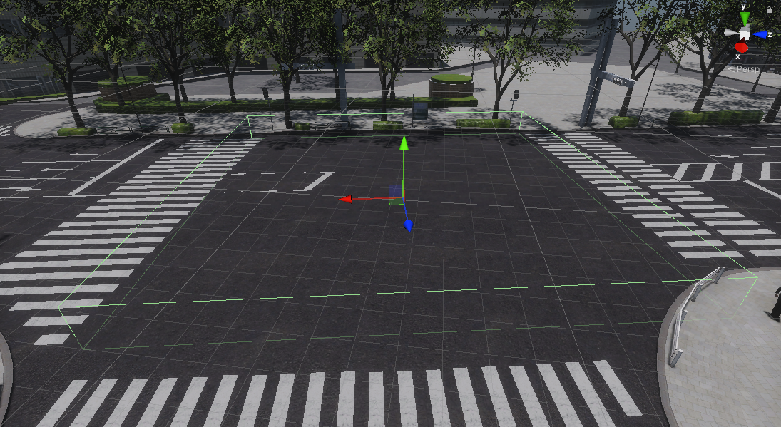 Set traffic intersection size