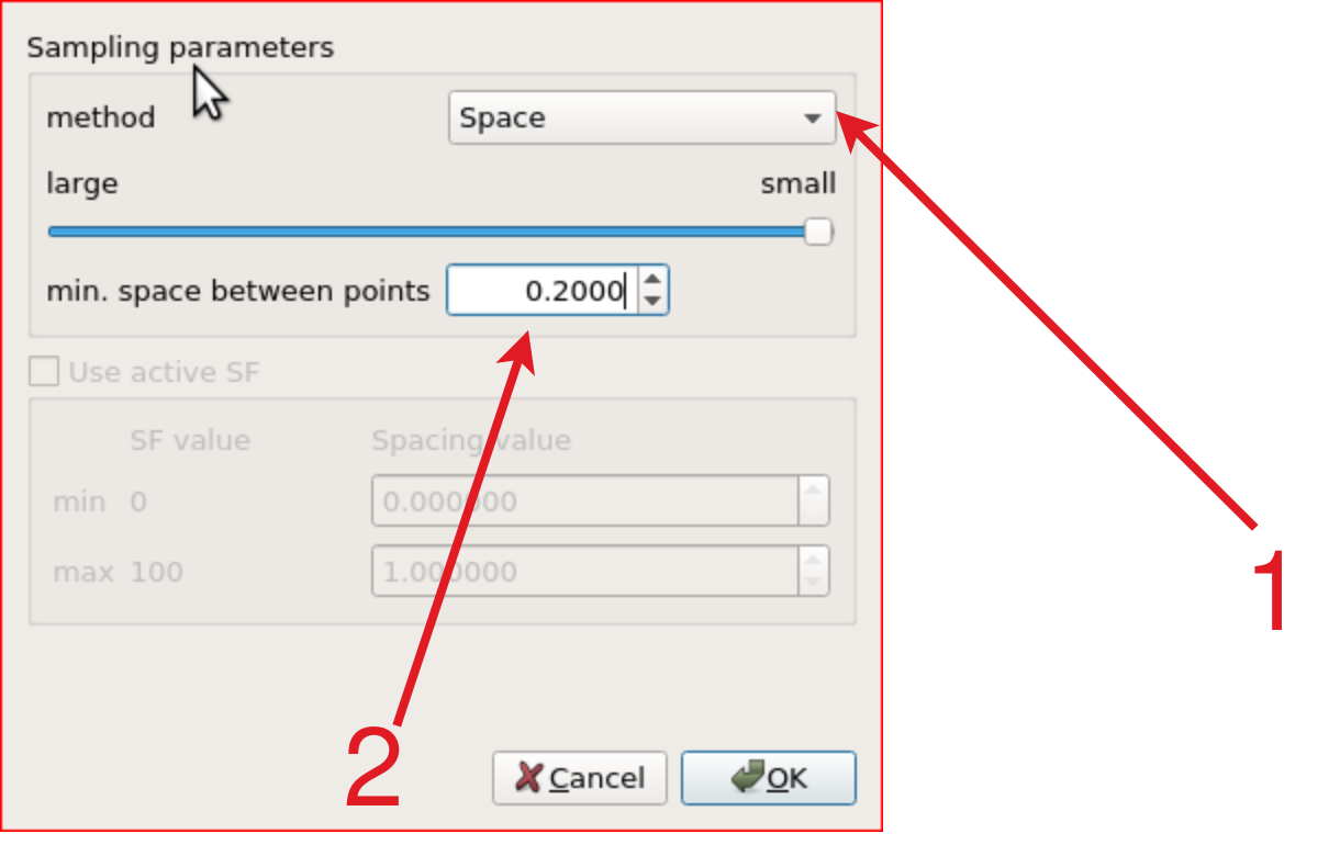 space-subsampling