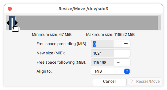 Drag data