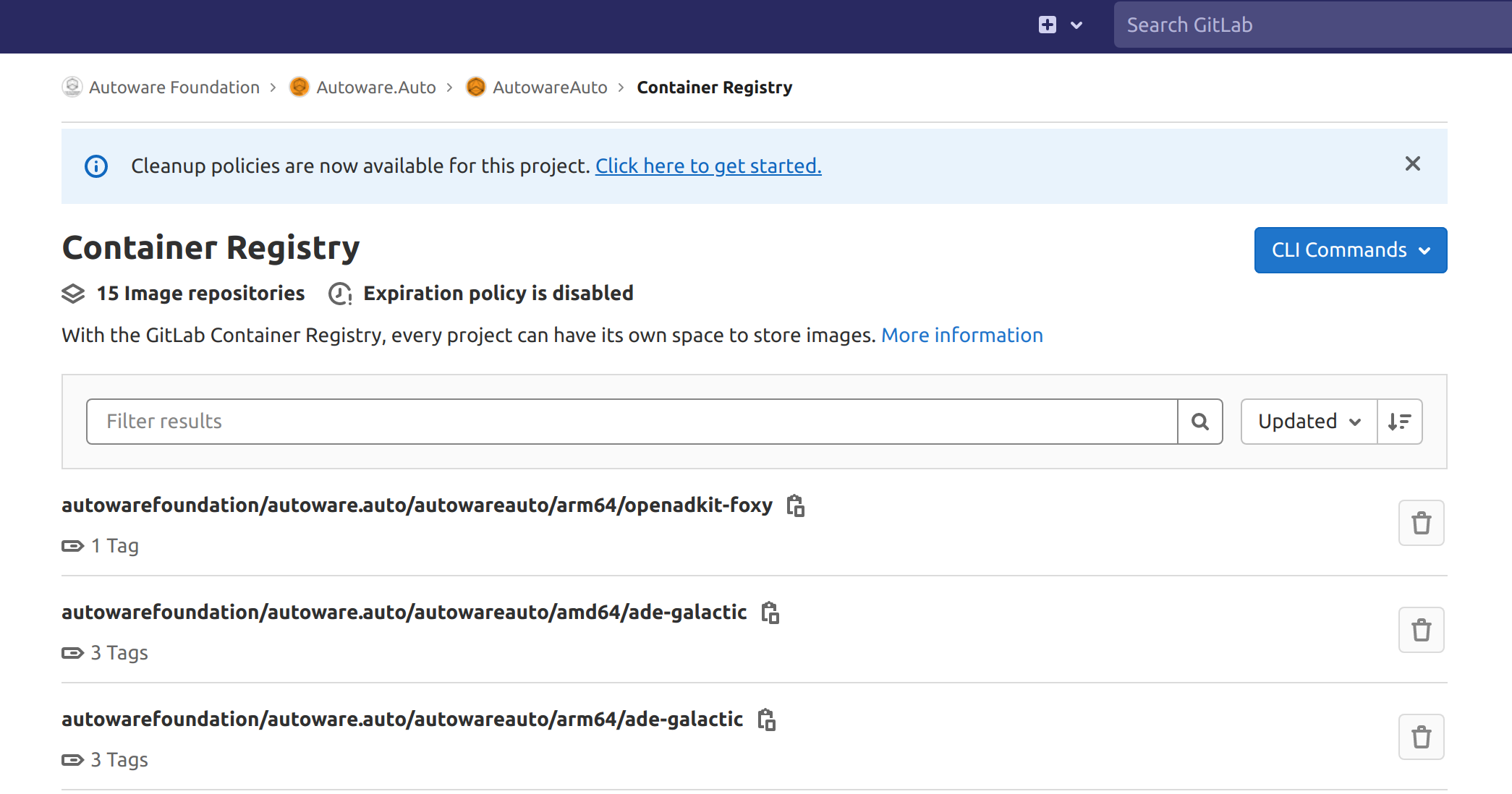 GitLab Container Registry